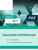 Equações Diferenciais - Introdução