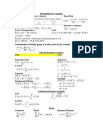 Statistics Probability Midterm Cheat Sheet