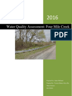 Water Quality Assessment Four Mile Creek