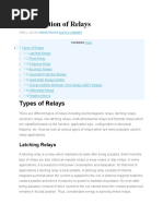 Classification of Relays