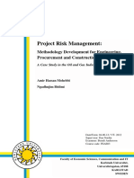 Project Management in Oil and Gas Projects