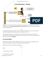 Ley de Hooke - Ejercicios Resueltos - Fisimat