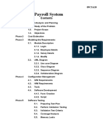 Payroll System Uml