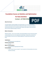 Data Science Course Brochure - One Year Course