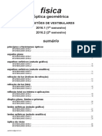 Física - Óptica Geométrica - Questões de Vestibulares de 2016