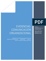 Actividades de Aprendizaje Comunicacion Organizacional