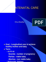 Antenatal Care-Ova Emilia (2016)