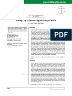 Manejo de La Hemorragia Intraoperatoria