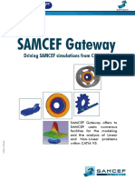 SAMCEF Gateway: Driving SAMCEF Simulations From CATIA V5