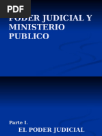 Poder Judicial y Ministerio Publico