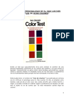 Test Max Luscher (8 Colores) - II