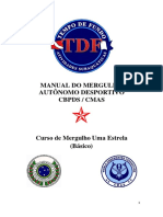 Curso Basico de Mergulho Autonomo