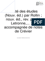 (1726-28) Rollin, Charles - Traité Des Études, Tome I