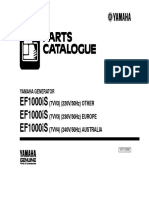 Yamaha Ef1000is Parts Catalogue