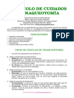 Protocolo Traqueostomia