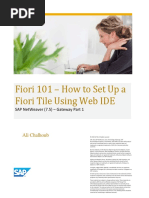 How To Configure Fiori Tile Step by Step Part1 PDF