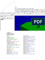 Latihan 1 Depth of Cuth Program CNC