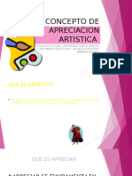 Concepto de Apreciacion Artistica