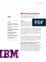 IBM Planning Analytics Data Sheet