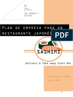 Plan de Empresa para El Restaurante Japonés