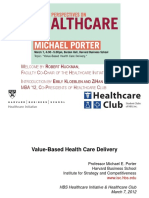 Value Based Healthcare - Porter PDF