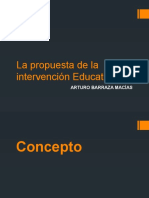 Proyectos de Intervención Educativa