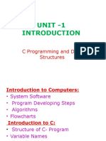 Unit - 1: C Programming and Data Structures