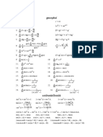 Calculus Formula