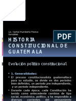 Historia Constitucional de Guatemala 