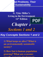 G. Tyler Miller's Living in The Environment 14 Edition: Sections 1 and 2