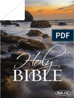 The NKJV Holy Bible, Larger Print