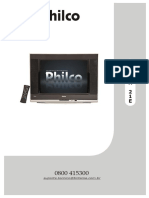 Manual Com Esquema TV Philco Mod Ph21e Versão A PDF