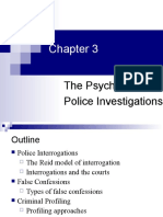 The Psychology of Police Investigations