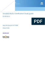 Training Material - Teradata Basics Certification