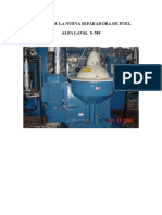 Manual Separadora de Fuel ALFA LAVAL S-500 - Alcap Nº5