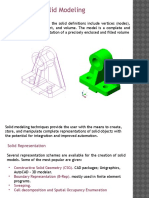 Concepts of Solid Modeling