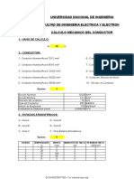 Hoja Excel Calculo Mecanico de Conductores Aereos