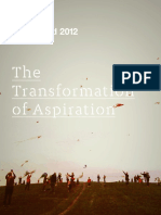 The Transformation of Aspiration: Humankind 2012