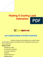 Air Condiitoning Heating & Cooling Load Calculations PDF