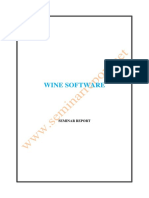 Wine Software Seminar Report