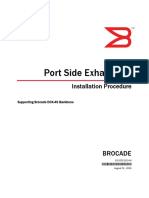 Port Side Exhaust Kit: Installation Procedure