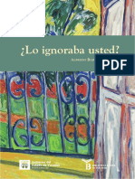 Alfredo Barrera Vázquez - Lo Ignoraba Usted PDF