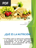 Diapositivas Nutrición