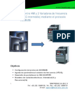 Hmi-2 Vfd-El Por Modbuss RS-485 Sin PLC PDF