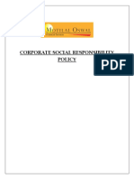 CSRPolicy Motilal Oswal PDF