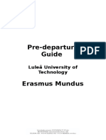 Pre-Departure Guide: Luleå University of Technology