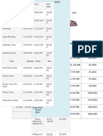 Electronic Media Tariff