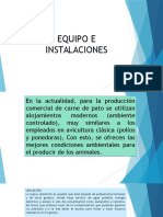 Equipos e Instalaciones Patos