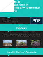 Prospects of Microorganisms in Detoxifying Environmental Pollutants