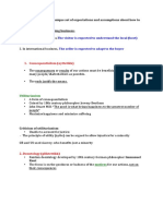 Theory of Gesteland, Hofstede, GLOBE and Trompenaars